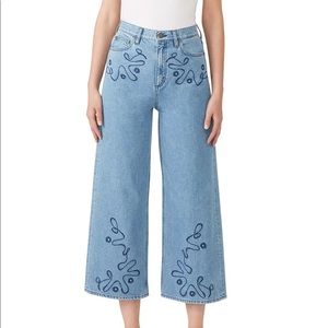 M.i.h. Embroidered Jeans Size 25